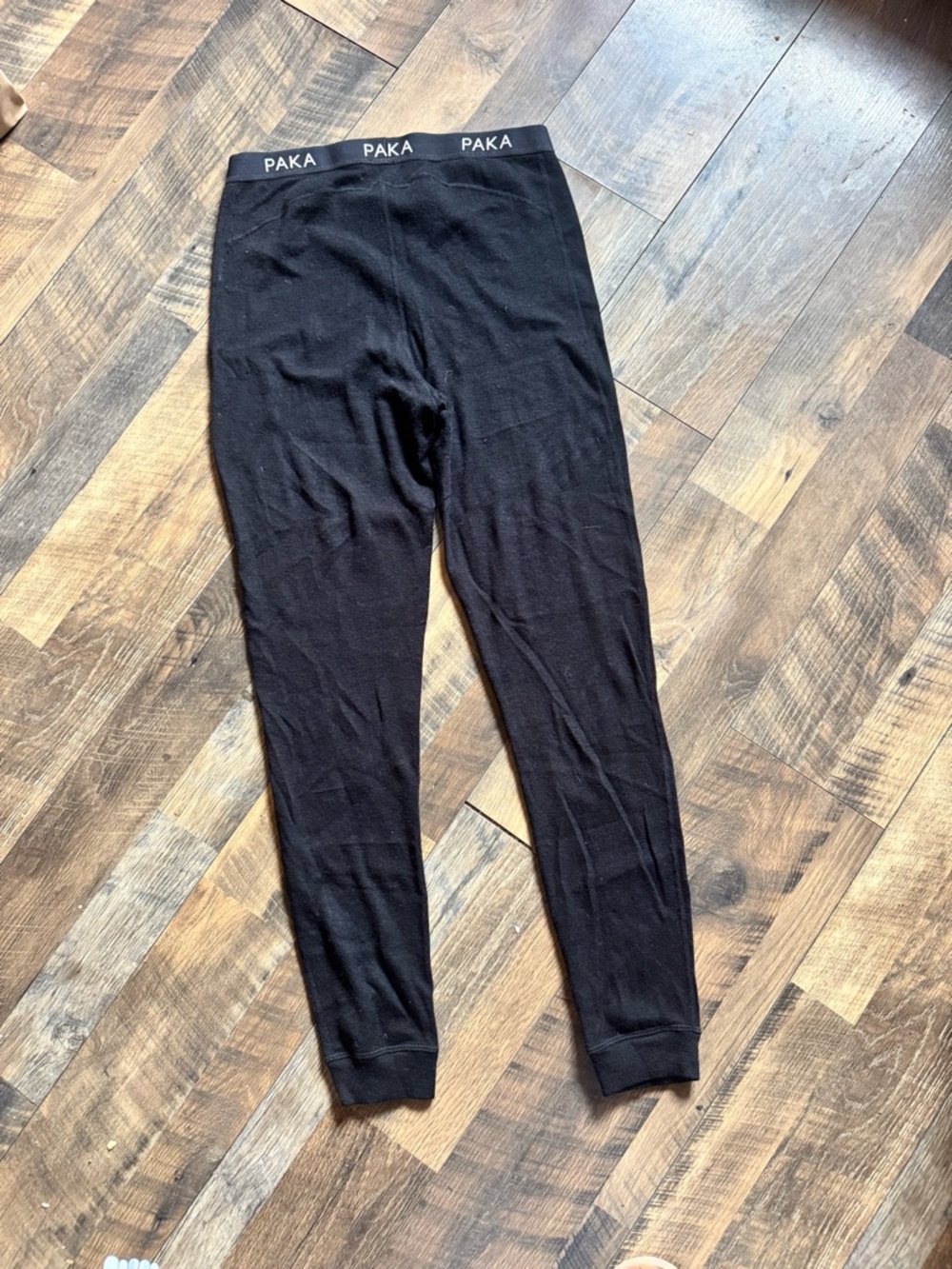 PAKA Men's Black Thermal Leggings - Picture 4 of 8